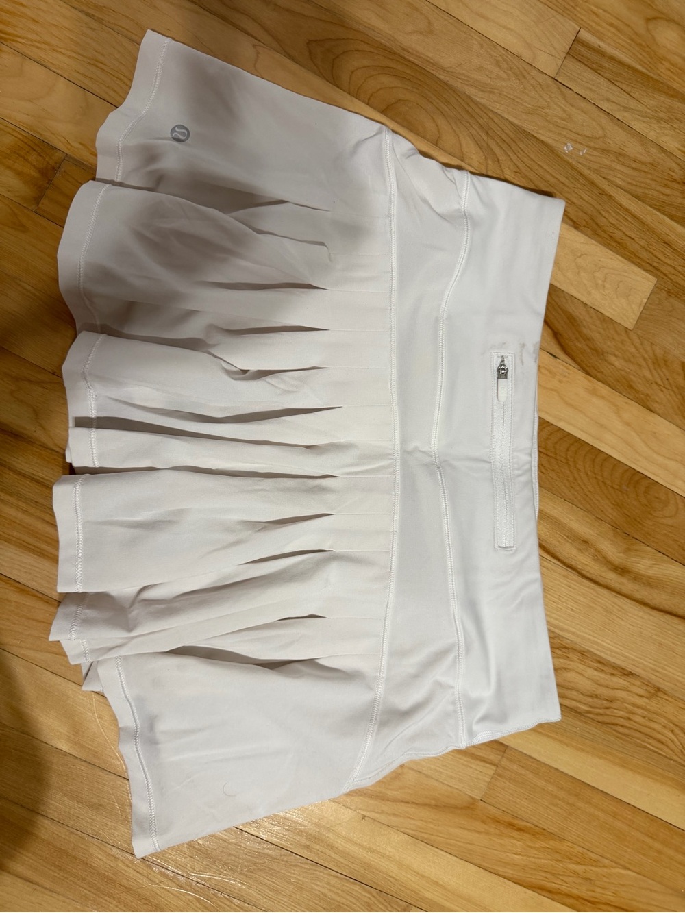 lululemon athletica White Pleated Tennis Skirt
